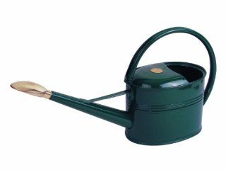 Haws V134G Slimcan Galvanized Watering Can with Oval Rose, 1.3 Gallon/5 Liter, Green  Patio, Lawn & Garden