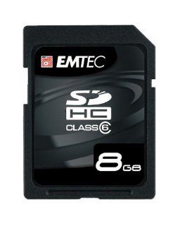 EMTEC 8 GB 133x High Speed SD Memory Card, Class 6 Electronics