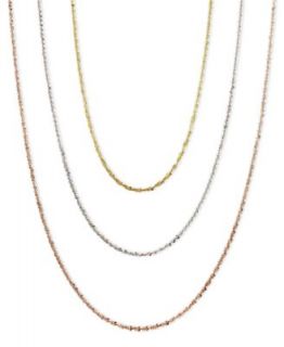 14k Gold, 14k Rose Gold and 14k White Gold Necklaces, 16 30 Box Chain   Necklaces   Jewelry & Watches