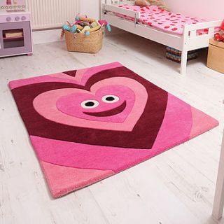 hazel the heart children's rug by zugs