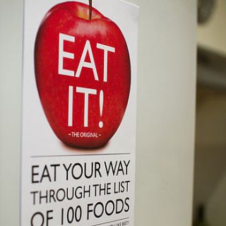 eat it wall mounted health food chart by luckies