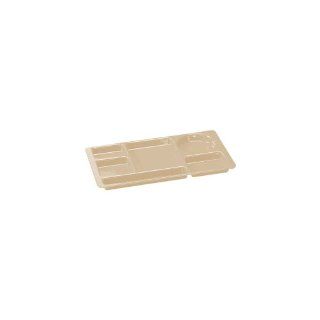 Cambro 915CW 133 Polycarbonate School Compartment Tray, Beige Kitchen & Dining