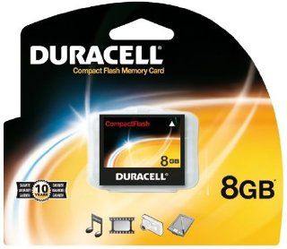 Duracell 8 GB 133x USB 2.0 Compact Flash Card DU CF 8192 R Electronics