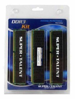 Super Talent DDR3 1333 6GB (3x2GB) CL8 Triple Channel Memory Kit WA133UX6G8 Electronics