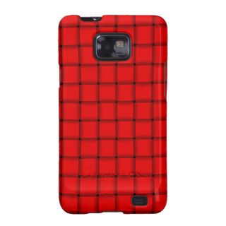 Large Weave   Red Galaxy S2 Covers