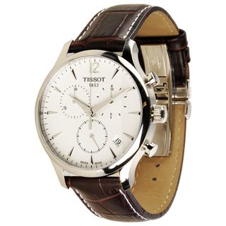 Tissot Men's 'T Classic Tradition' Silvertone Steel Watch Tissot Men's Tissot Watches