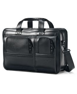 Samsonite Professional Leather 2 Pocket Business Case   Business & Laptop Bags   luggage