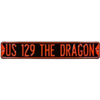 H D US129 The Dragon Steel Street Sign   Decorative Signs