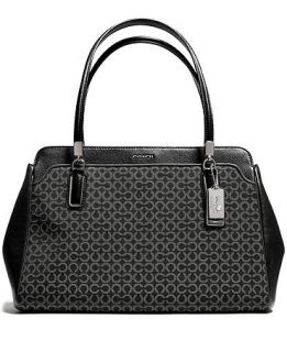 COACH MADISON KIMBERLY CARRYALL IN OP ART NEEDLEPOINT FABRIC   COACH   Handbags & Accessories