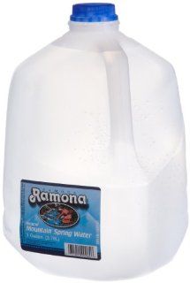 Ramona Distilled Water, 128 Ounce (Pack of 6)  Bottled Drinking Water  Grocery & Gourmet Food