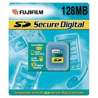 FUJI SD 128MB 128MB Secure Digital Memory Card Electronics