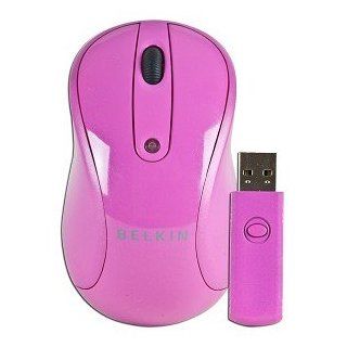 Belkin F5L075 USB 127 2.4GHz Wireless Optical Mouse Pink Computers & Accessories