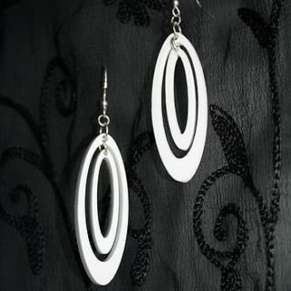 acrylic raindrop earrings by urban twist