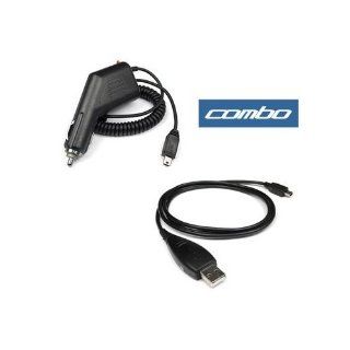 USB Data Cable + Rapid Car Charger for Motorola Moto EM330 Cell Phones & Accessories