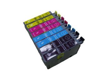 ND TM Brand Dinsink 8 Pack (2BK+2C+2M+2Y) US Patent (Non OEM) Pigment ink cartridge for Epson 126 T126 NX330 NX430 WF 3520.WF 3540The item with ND Logo