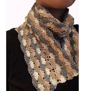 shell crochet scarf by rose sharp jones