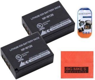 2 Pack Of NP W126 Batteries for Fujifilm FinePix HS30EXR HS33EXR HS35EXR HS50EXR X PRO1 X A1 X E1 X E2 1 X M1 X T1 Digital Camera + More  Digital Camera Accessory Kits  Camera & Photo