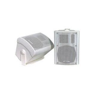 5" 2 Way 125 Watt Indoor/Outdoor White Speakers Electronics