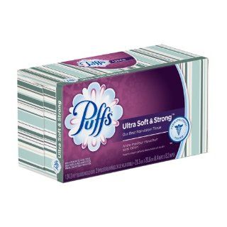 Puffs Ultra Soft & Strong Facial Tissues; 124 Tissues per Box (Pack of 24) (Packaging May Vary) Health & Personal Care