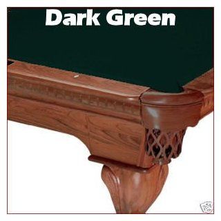 8' Dark Green Mali Pool Table Cloth Felt  Billiard Cloth  Sports & Outdoors
