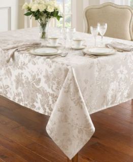 Waterford Whitmore 70 x 126 Tablecloth   Table Linens   Dining & Entertaining
