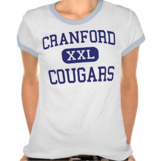Cranford   Cougars   High   Cranford New Jersey T shirt
