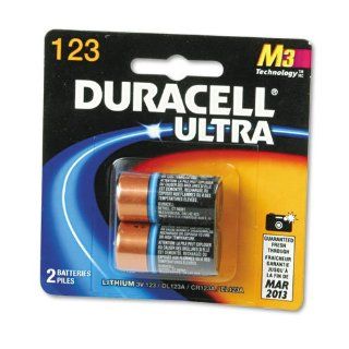 Ultra High Power Lithium Battery, 123, 3V, 2/Pack, Sold as 1 Package 