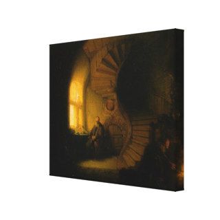 Rembrandt's The Philosopher in Meditation Gallery Wrapped Canvas