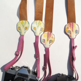 sid snake leather camera strap by magpie accessories