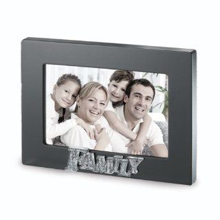 Wood with Glitter Family 4x6 Photo Frame Jewelry
