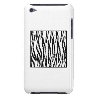 White Tiger Print. Tiger Pattern. iPod Touch Cover