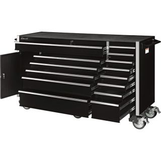 Excel 72in. Metal Roller Tool Cabinet — 14 Drawers, Model# TB7207-X  Tool Chests