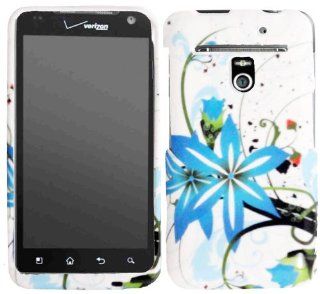 Blue Splash Hard Case Cover Protector for LG Revolution VS910 Cell Phones & Accessories