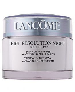 Lancme High Rsolution Refill 3X Triple Action Renewal Anti Wrinkle Night Cream, 2.6 oz   Skin Care   Beauty