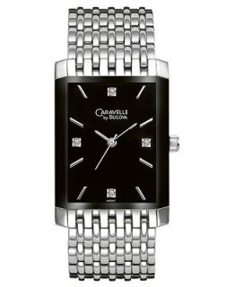 Caravelle New York by Bulova Watch, Mens Stainless Steel Bracelet 43D007   Watches   Jewelry & Watches
