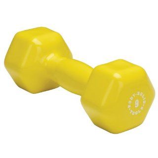 Body Solid Vinyl Dumbbell, Single  Sports & Outdoors