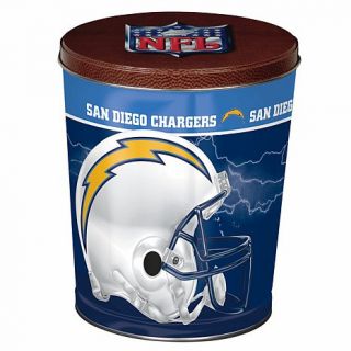 Jody's Gourmet Popcorn Collection in NFL Team Tin   Chargers