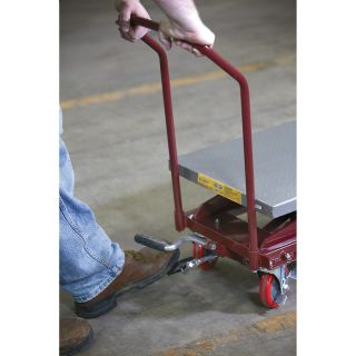  Hydraulic Table Cart — 500-lb. Capacity  Hydraulic Lift Tables   Carts