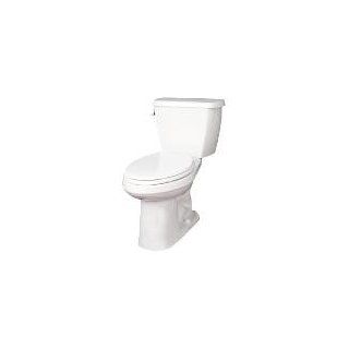 GERBER Avalanche HET 1.28gpf ErgoHeight Elongated HE21818 White   Two Piece Toilets  