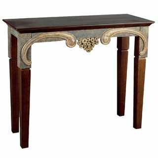 Maxfield Autumn Patina Finish Console Table TRIARCH INTERNATIONAL Coffee, Sofa & End Tables