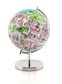 illustrated san francisco globe by globee