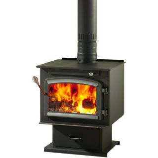Drolet Classic Wood Stove with Blower — 75,000 BTU, EPA-Certified, Model# DB03081  Wood Stoves