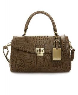 Etienne Aigner Handbag, Geneva Croc Flap Satchel   Handbags & Accessories