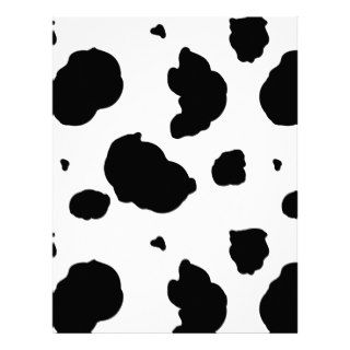 Cow Print Letterhead Design