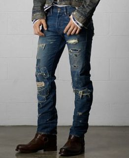 Denim & Supply Ralph Lauren Slim Fit Parks Repaired Jeans   Jeans   Men