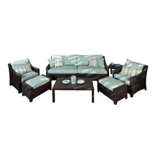 RST Outdoor Bliss 8 Piece Deep Seating Group with Cushions