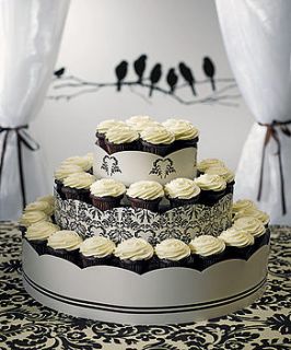 display tower for cupcakes by the contemporary home