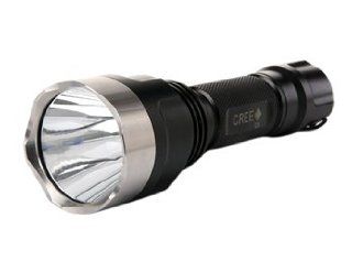 Uranus Fire 5 mode Cree LED Flashlight (Black)   Basic Handheld Flashlights  