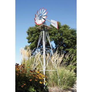 Ornamental Windmill — 8-Ft. Tall  Lawn Ornaments   Fountains