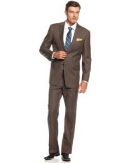 Tommy Hilfiger Suit Separates Taupe Sharkskin Trim Fit   Suits & Suit Separates   Men